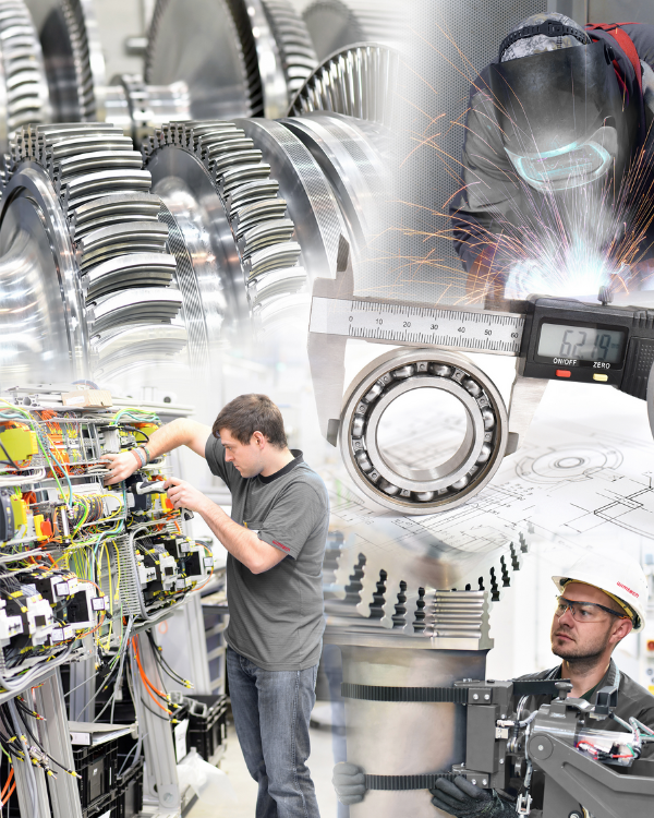 Mechanische und elektrische Montage